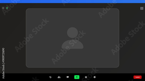 Video Call Interface Mockup