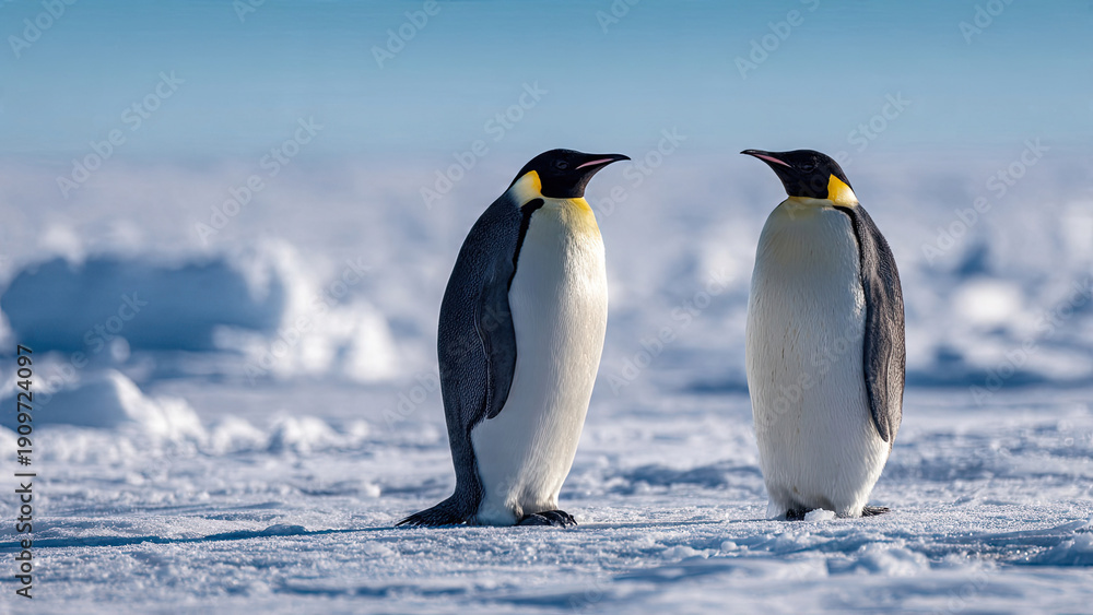 Fototapeta premium king penguin in antarctica