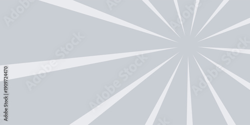 Ray sun light. Sunburst background. Radial circle line. Pattern starburst. Comic beam lines. Sun effect rays. Abstract firework. Concentration stripe. Cartoons lightning style. Vector illustration