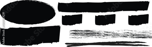 Abstract art composition with geometric shapes and textures