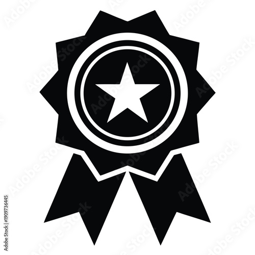 Service award icon on white background