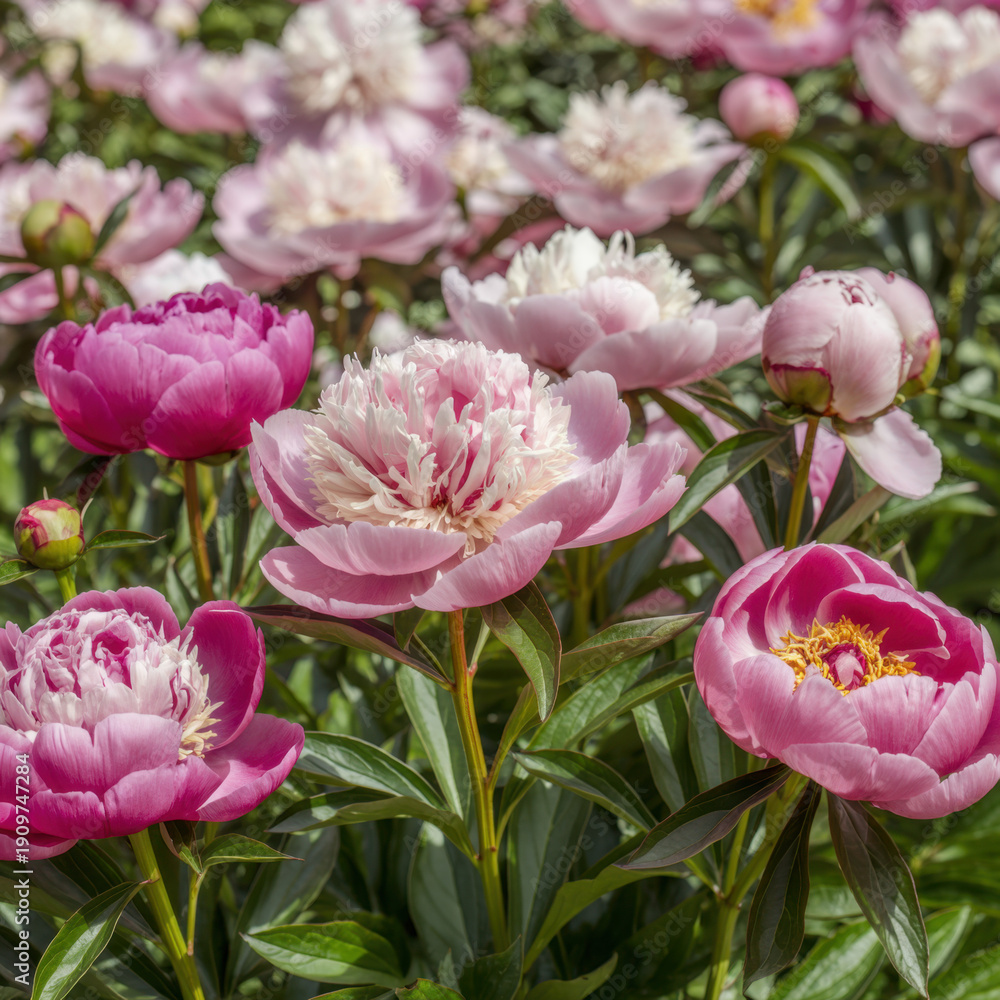 Fototapeta premium Peony Garden