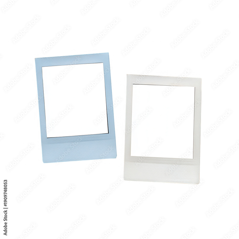 Fototapeta premium Two empty photo frames