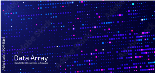 Futuristic digital glowing particles data lines with decentralized network concept representing distributed systems blockchain technology, innovation and next generation connectivity vector background