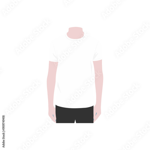 t-shirt design illustrator white color