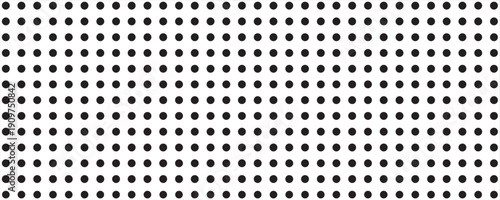 Dot pattern seamless background. Polka dot pattern template Monochrome dotted texture. vector