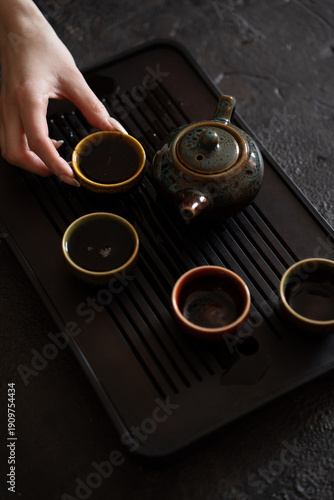 Chinese Tea Ceremony Close Up 