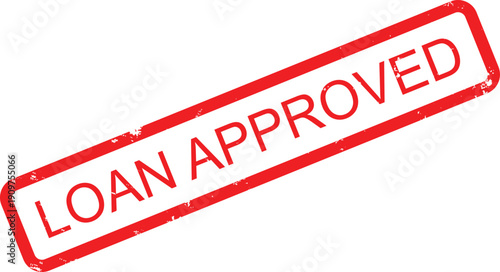 LOAN APPROVED RUBBER STAMP