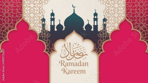 Creative Islamic Ramadan Greeting Card Design