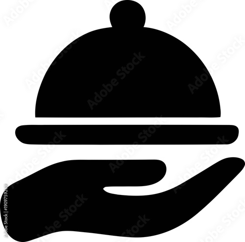 Elegant Hostess Logos. Hostess Icon set. Elegant service and hospitality symbol. Vector iluustration !