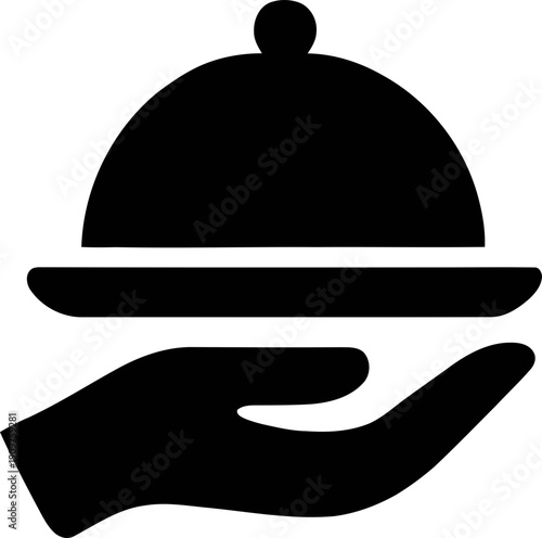 Elegant Hostess Logos. Hostess Icon set. Elegant service and hospitality symbol. Vector iluustration !