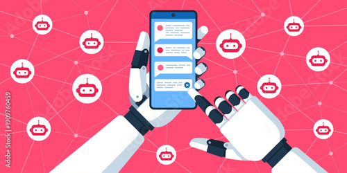 AI agent chatting with other users on social media apps