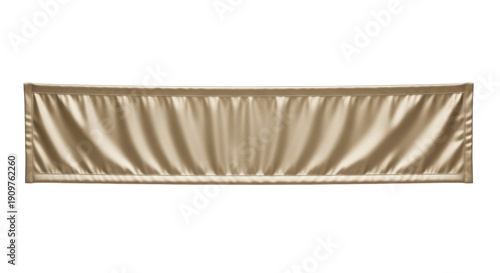 Photos Elegant gold valance isolated PNG on transparent background, luxurious window tr