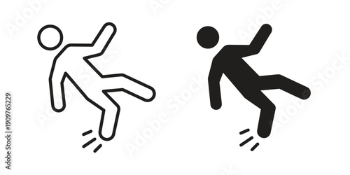 Accident icon in editable style. Vector icon graphics