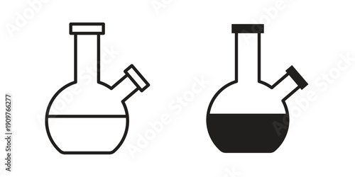 Bong icon in editable style. Vector icon graphics
