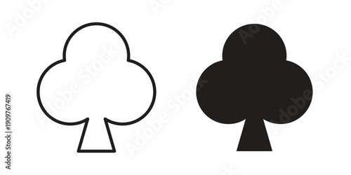 Card-club icon in editable style. Vector icon graphics