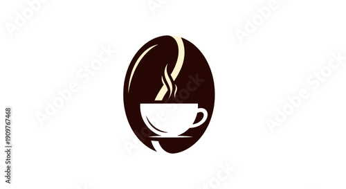 Coffee Cup Logo Design Element.