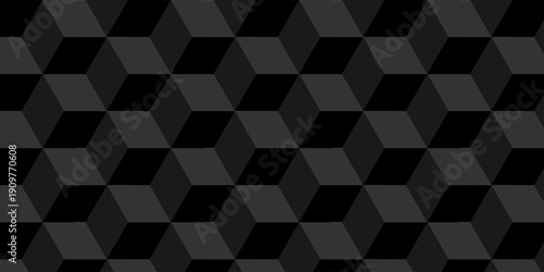 Seamless geometric pattern isometric cubic. Mosaic cube pattern vector tile blank wallpaper.	