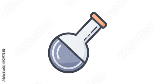 Laboratory glassware science equipment beaker.