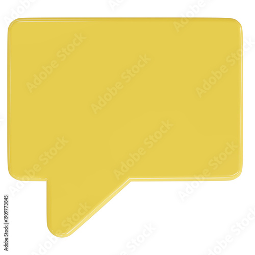 Speech bubble message icon for chat and conversation