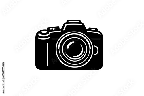 A white minimalist line art illustration of a coffee cup or tea mug viewed from above, featuring concentric circles and a handle, set against a solid black background.