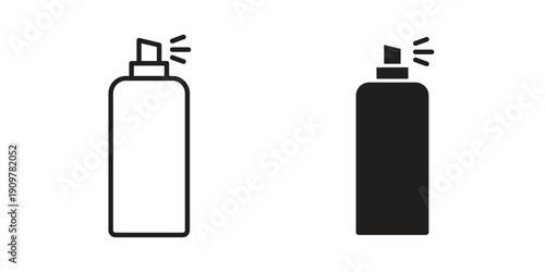 Spray can icon in editable style. Vector icon graphics