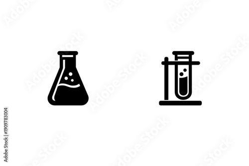 A minimalist black and white illustration featuring two abstract, rounded shapes against a dark, grainy background. The high-contrast composition creates a mysterious atmosphere.