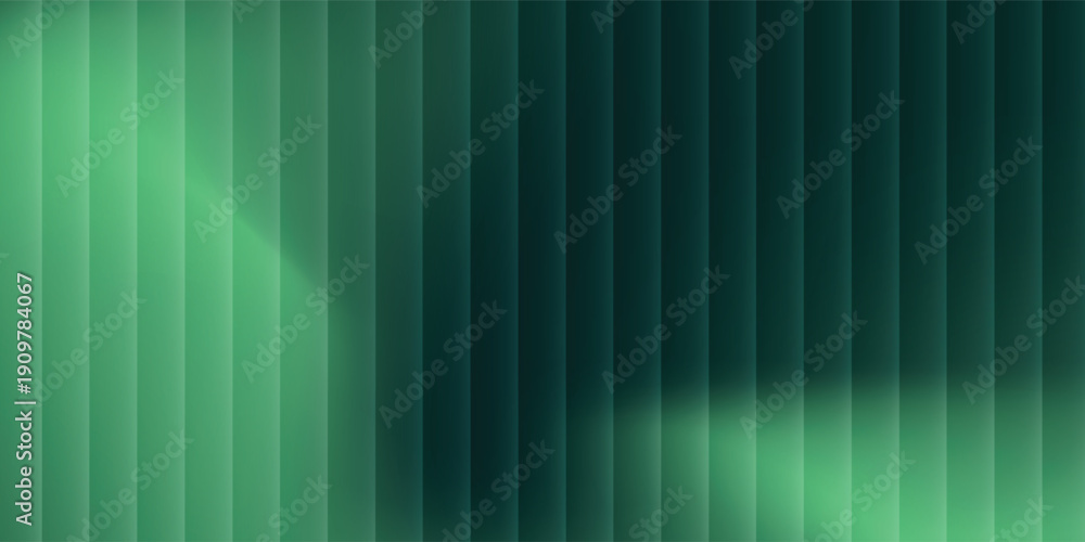 Obraz premium Dark green gradient background with fabric texture. Green landing page design. Aesthetic horizontal template