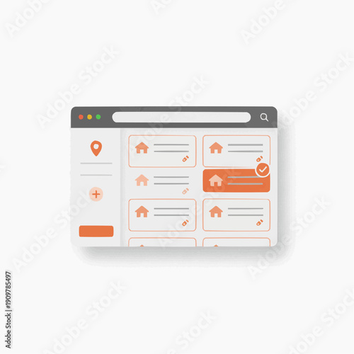 Property Listing Dashboard Interface