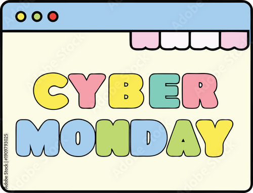 Pixel item shop interface displaying cyber monday discounts