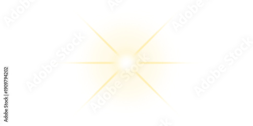 Set of six-pointed starburst light effects and lens flares in various colors, perfect for adding sparkle and energy to designs.