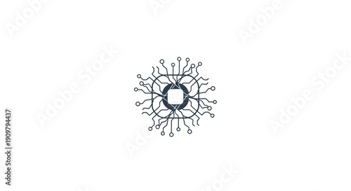 Black and white neural network diagram.