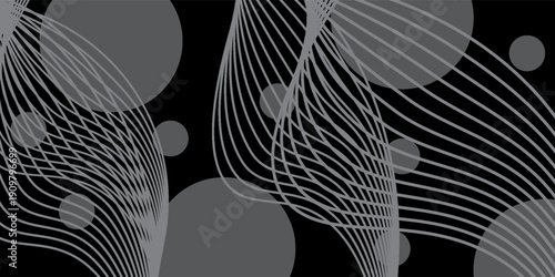 Beautiful black abstract background. Dark neutral backdrop for presentation design. Darkness base for website, print, base for banners, wallpapers, business cards, brochure, banner, calendar, graphic