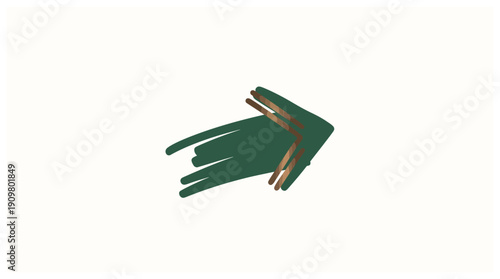 Green gardening gloves with orange stitching on a white background.
