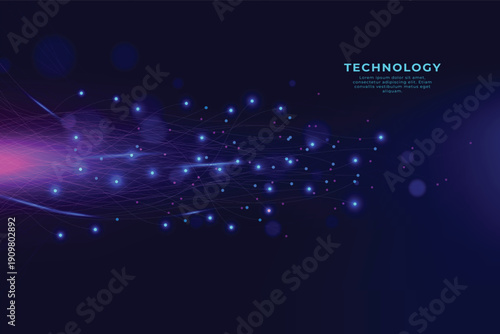 Digital Network Galaxy: A visually stunning graphic of interconnected data points, evoking a sense of technological advancement and global connectivity, against a vibrant, star-like background.
