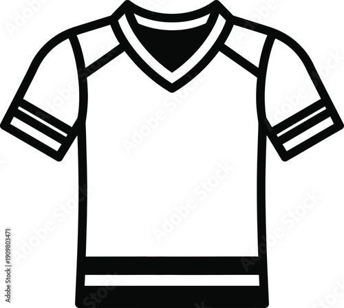 Black t shirt template design showing blank cotton clothing apparel for fashion wear illustration