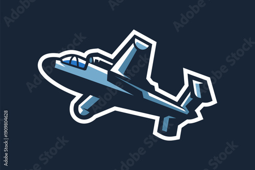 german world war II fighter jet vector illustration