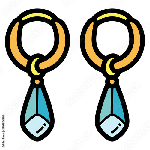 earrings illustration