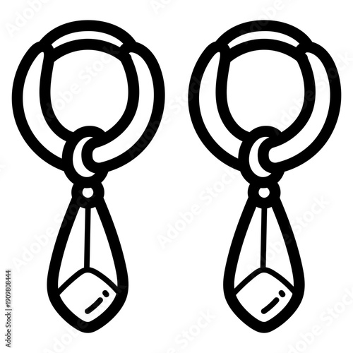 earrings illustration