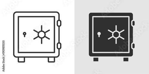 Bank Vault Icon Financial Security, Asset Protection, Banking Icon, Safe Storage, Wealth Protection, Cash Vault, Secure Assets, Finance Icon, Banking Security, Vault Door, Financial Safety, Safe Depos