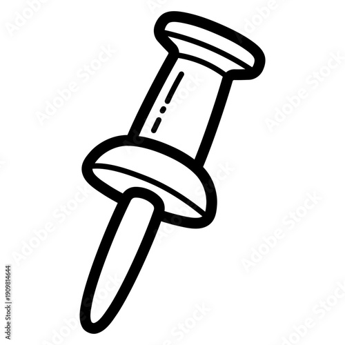 push pin illustration