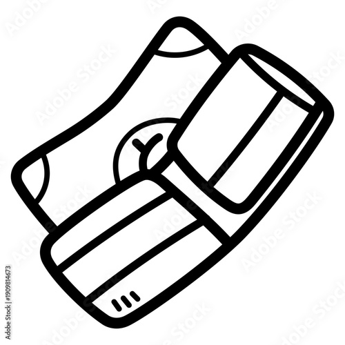 wallet illustration