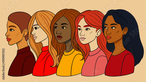 International Women’s Day Flat Vector Illustration
