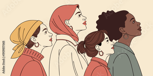 International Women’s Day Flat Vector Illustration