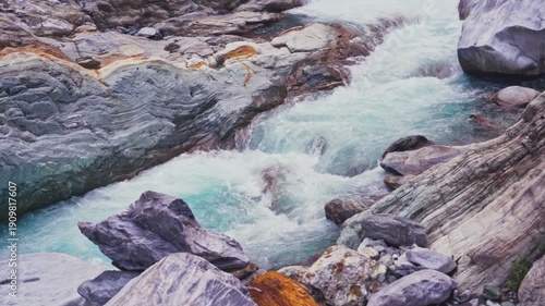 Wallpaper Mural Famous Gorge In Taroko National Park, Hualien, Taiwan, Aerial View Torontodigital.ca