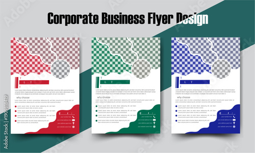 Clean Business Service Promotion Flyer Design