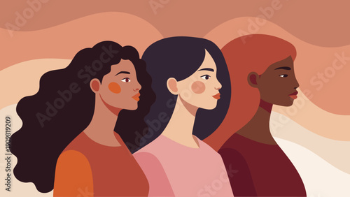 International Women’s Day Purple Minimal Artwork