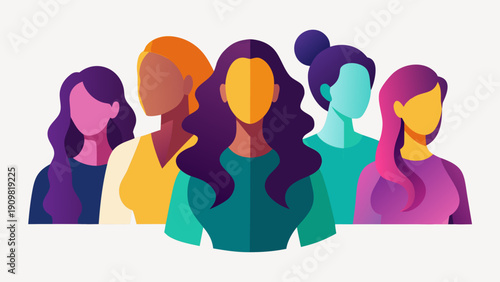 International Women’s Day Purple Minimal Artwork