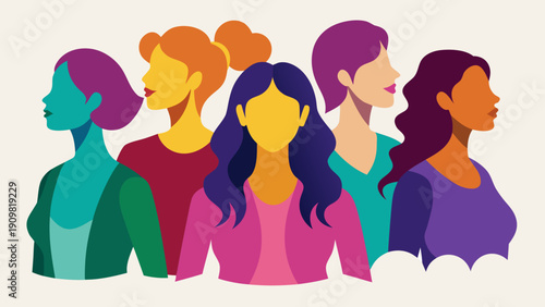 International Women’s Day Purple Minimal Artwork