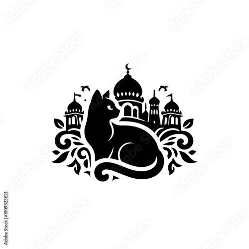 Minimalist icon representing a vector graphics file